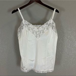 Vintage Satin & Lace Cami
